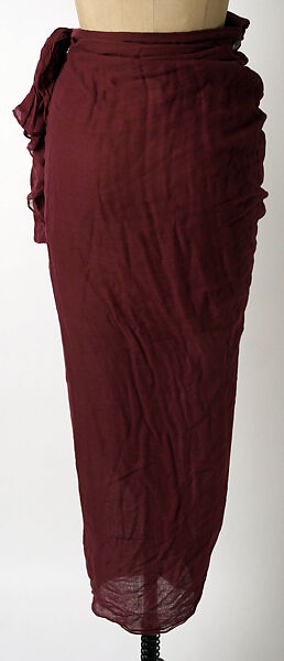Skirt, Romeo Gigli (Italian, born 1949), cotton, Italian