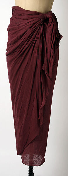 Skirt, Romeo Gigli (Italian, born 1949), cotton, Italian 