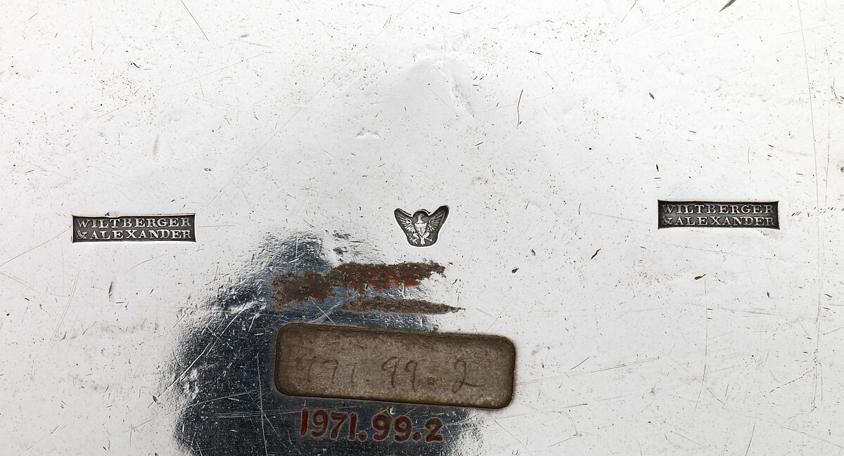 Tray, Christian Wiltberger (American, Philadelphia, Pennsylvania 1766–1851 Philadelphia, Pennsylvania), Silver, American