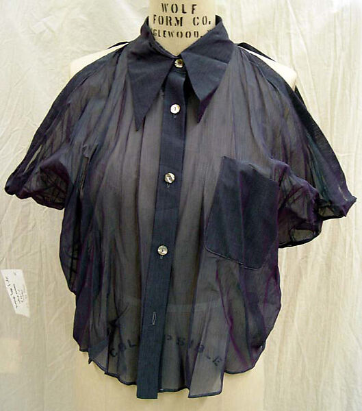Shirt, Romeo Gigli (Italian, born 1949), acetate/silk blend, Italian