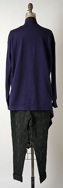 Ensemble, Romeo Gigli (Italian, born 1949), (a) wool; (b) synthetic: acetate/rayon/polyester/spandex blend, Italian