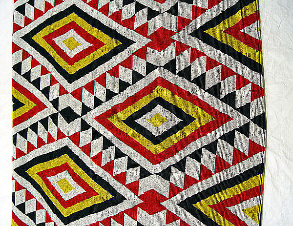 Scarf, Norma Kamali (American, born 1945), silk, plastic, American