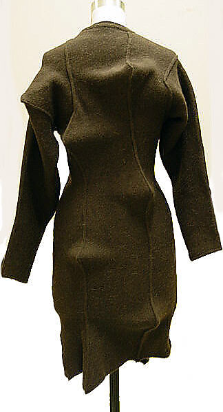 Dress, Issey Miyake (Japanese, 1938–2022), wool, Japanese