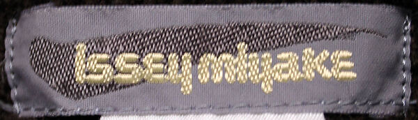 Dress, Issey Miyake (Japanese, 1938–2022), wool, Japanese