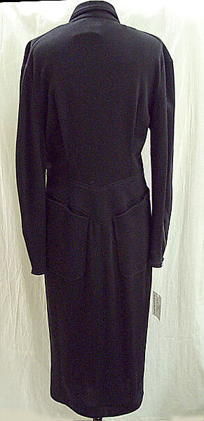 Dress, Claude Montana (French, 1949–2024), wool, French