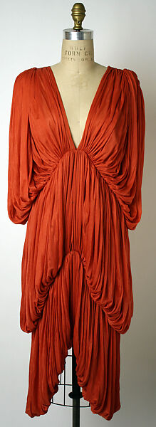 Dress, OMO Norma Kamali (American, founded 1977), silk, American 