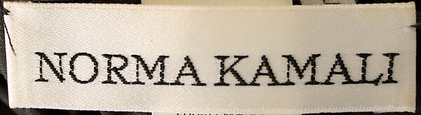 Ensemble, Norma Kamali (American, born 1945), a,b) silk jersey, American