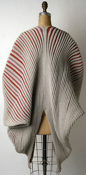 "Seashell", Miyake Design Studio (Japanese, founded 1970), cotton, nylon, linen, Japanese