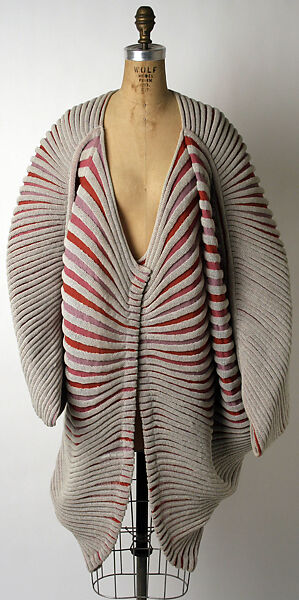 "Seashell", Miyake Design Studio (Japanese, founded 1970), cotton, nylon, linen, Japanese