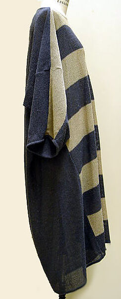 Dress, Issey Miyake (Japanese, 1938–2022), polyester/linen, Japanese