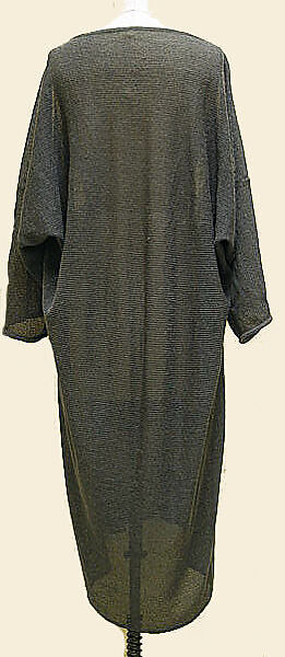 Dress, Issey Miyake (Japanese, 1938–2022), polyester/linen, Japanese