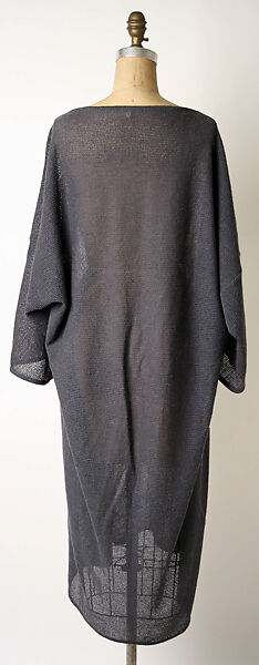 Dress, Issey Miyake (Japanese, 1938–2022), polyester/linen, Japanese