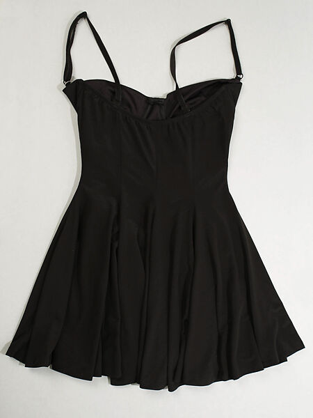 Bathing suit, OMO Norma Kamali (American, born 1978), nylon/lycra, polyester, American