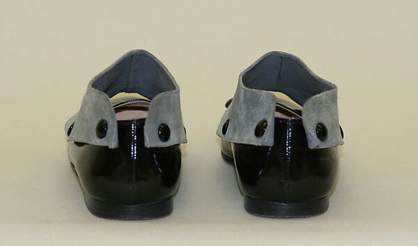 Shoes, Manolo Blahnik (British, born Spain, 1942), leather, plastic (vinyl), British