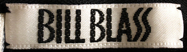 Evening ensemble, Bill Blass Ltd. (American, founded 1970), a) silk, synthetic, plastic, metal; b) silk, synthetic, American