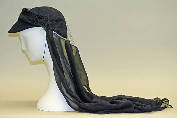 Hat, wool, silk, American