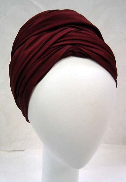 Turban, silk, American 
