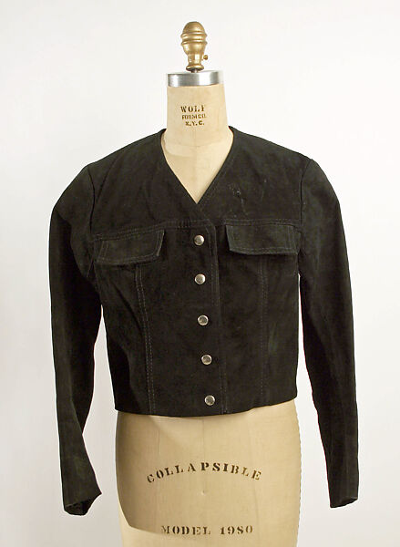 Ensemble, Jacques Laurent, a) leather, metal; b) enamel, metal; c) synthetic; d) leather, metal; e) leather, French 