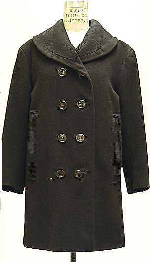 Coat, Jaeger (British, founded 1884), Wool, British 