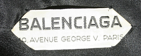 Dress, House of Balenciaga (French, founded 1937), Wool, leather, French
