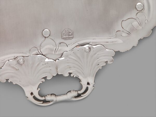 Tray, James Dixon &amp; Sons (British, founded Sheffield, 1806), Fused silver plate, American