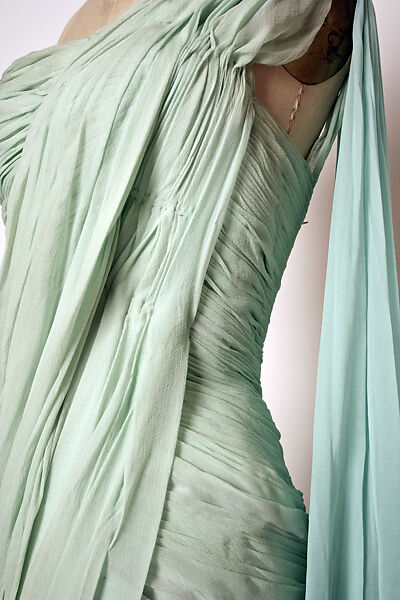 Evening dress, Jean Dessès (French (born Egypt), Alexandria 1904–1970 Athens), silk, French