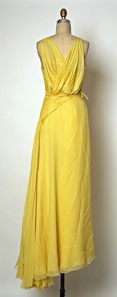 Evening dress, Jean Dessès (French (born Egypt), Alexandria 1904–1970 Athens), Silk, French