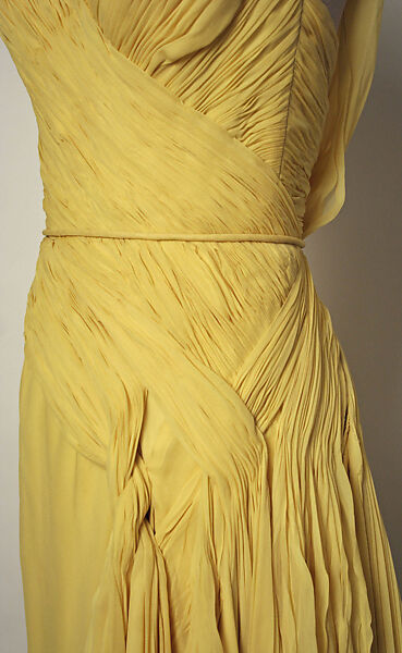 Evening dress, Jean Dessès (French (born Egypt), Alexandria 1904–1970 Athens), Silk, French