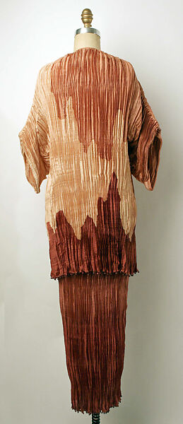 Ensemble, Textile designed by Ian and Marcel Hand Painted Silks, Silk, British