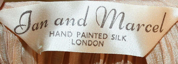 Ensemble, Textile designed by Ian and Marcel Hand Painted Silks, Silk, British