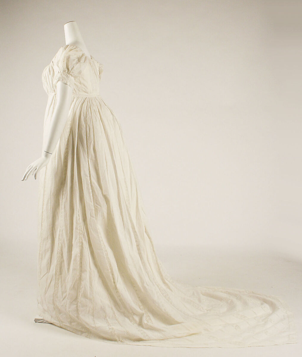 Dress, cotton, American