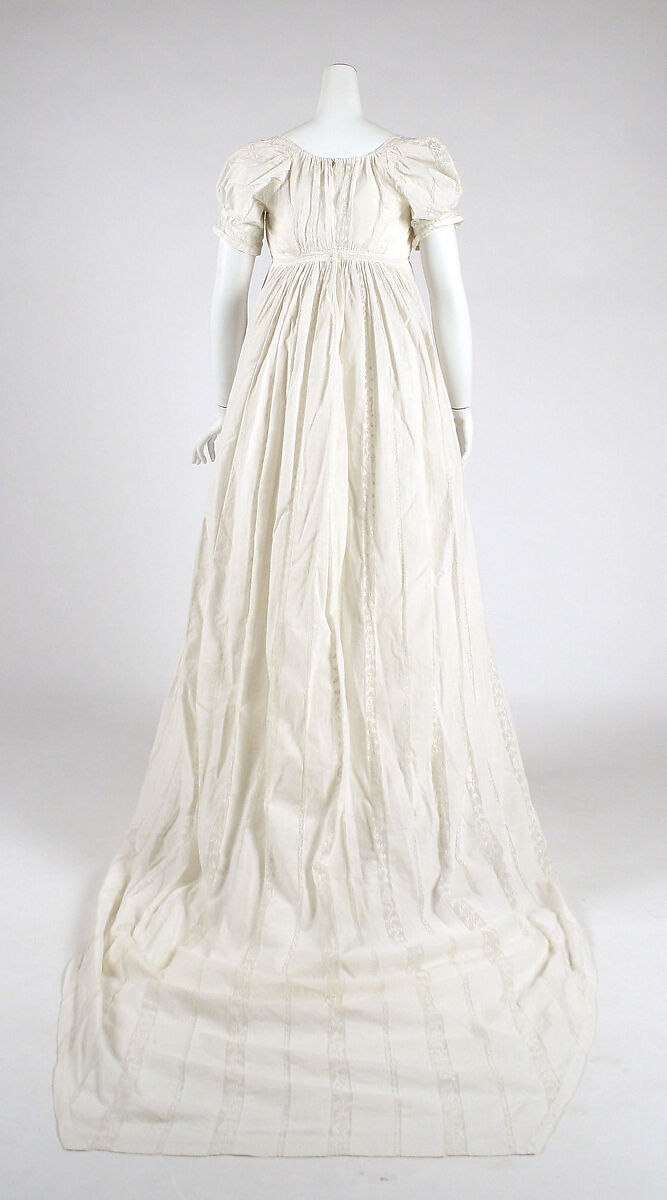 Dress, cotton, American