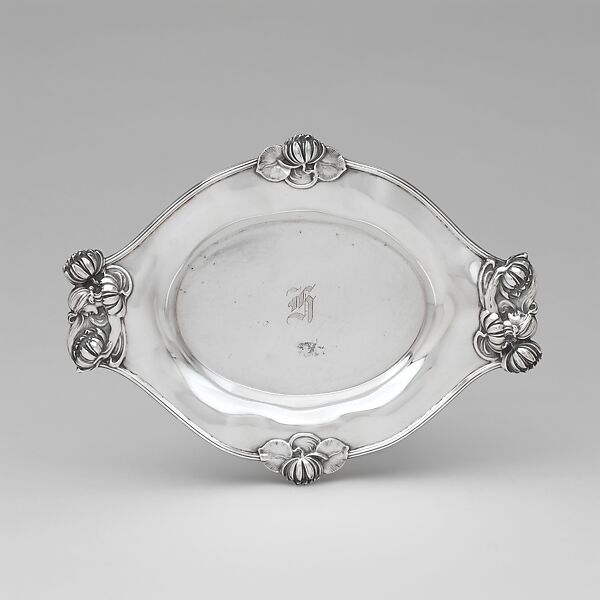 Tray, Unger Brothers (1872–1919), Silver, American 