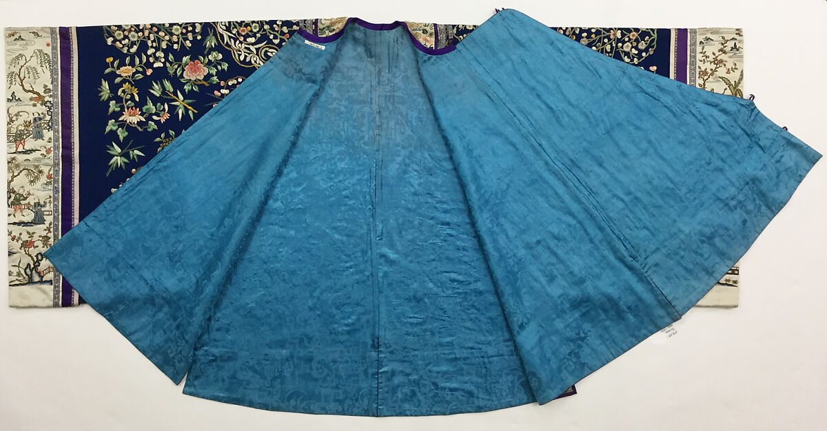 Coat, Silk, metal, China