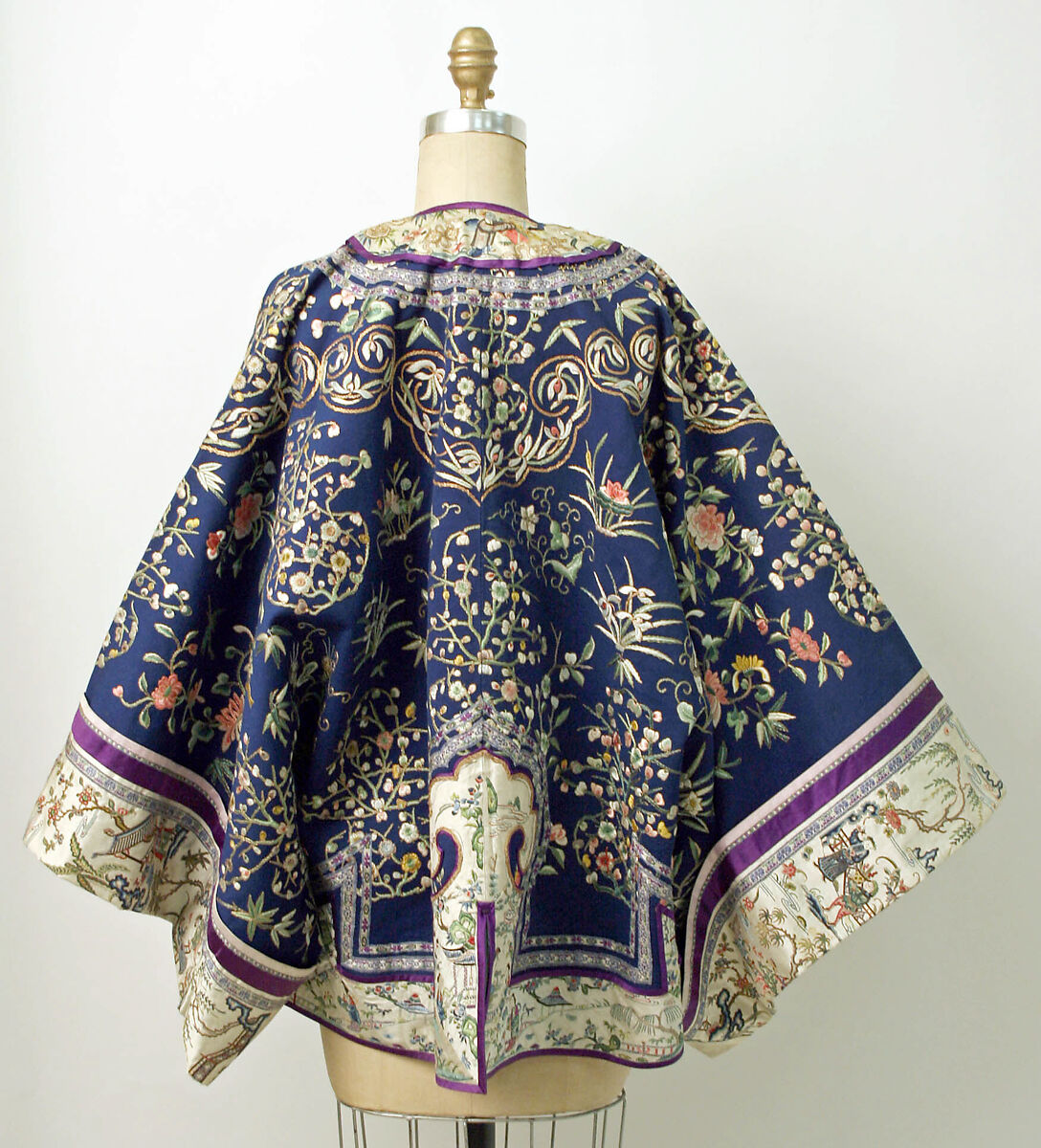 Coat, Silk, metal, China