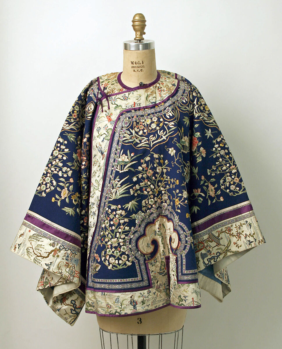 Coat, Silk, metal, China 