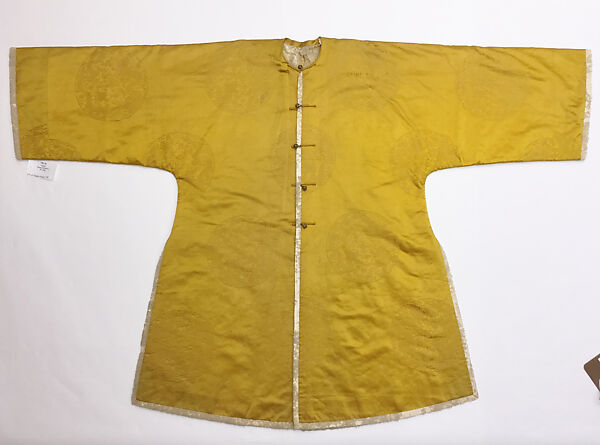 Robe, silk, sheepskin, China