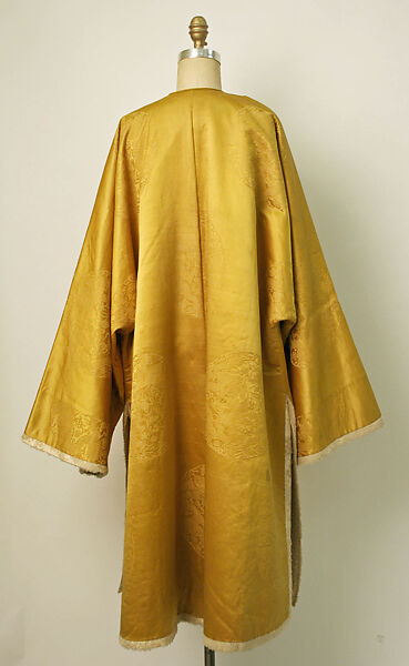 Robe, silk, sheepskin, China