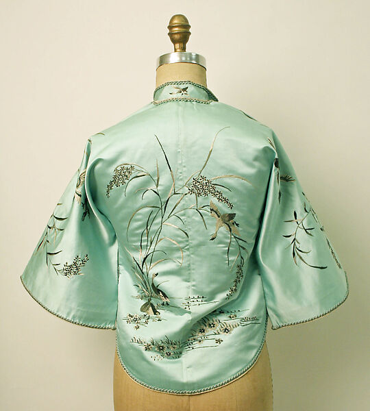 Jacket, silk, glass, beads, China