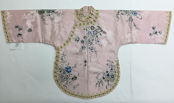 Dress, silk, China