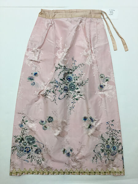 Dress, silk, China