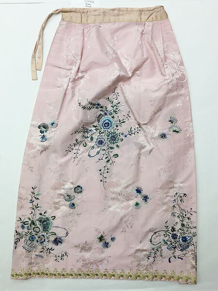 Dress, silk, China