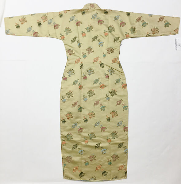 Cheongsam, Silk, metal, China