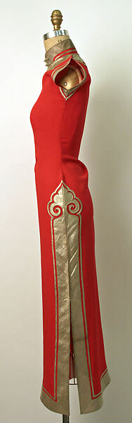 Ensemble, silk, metal, Chinese