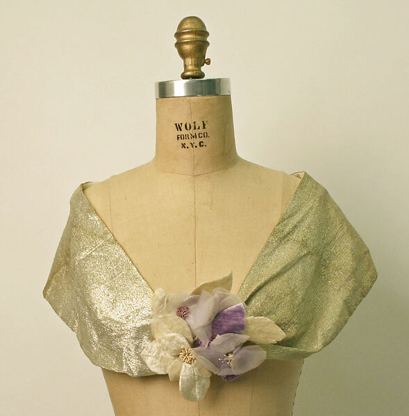 Ensemble, (a–c, e) silk, metal; (d) silk, metal, glass, Chinese