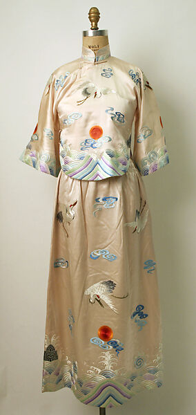 Evening dress, silk, Chinese 