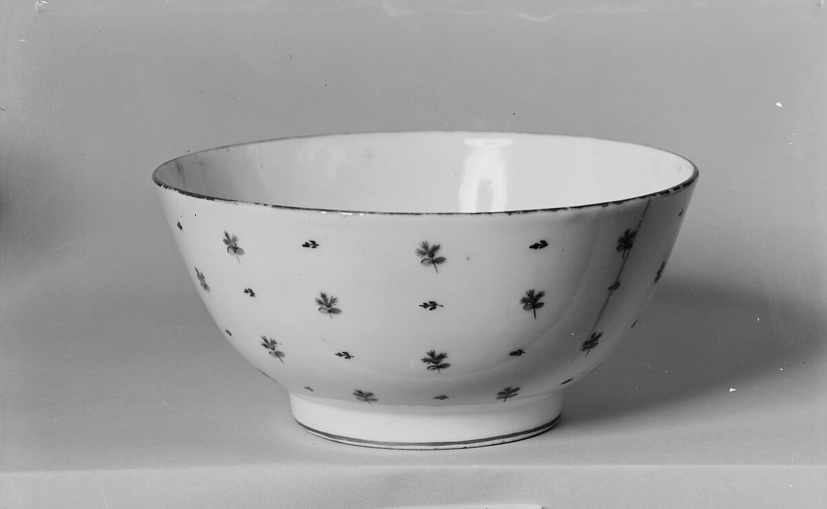 Slop Bowl, Porcelain, French, possibly 