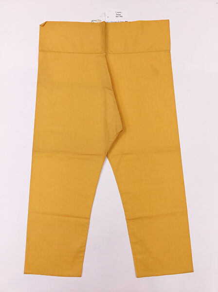 Trousers, cotton, China
