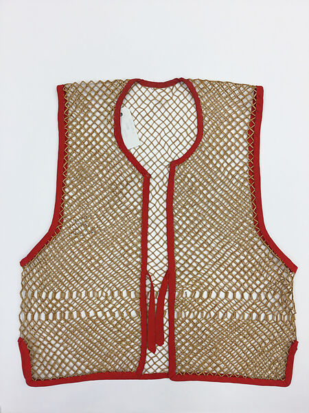Vest, Cotton, China