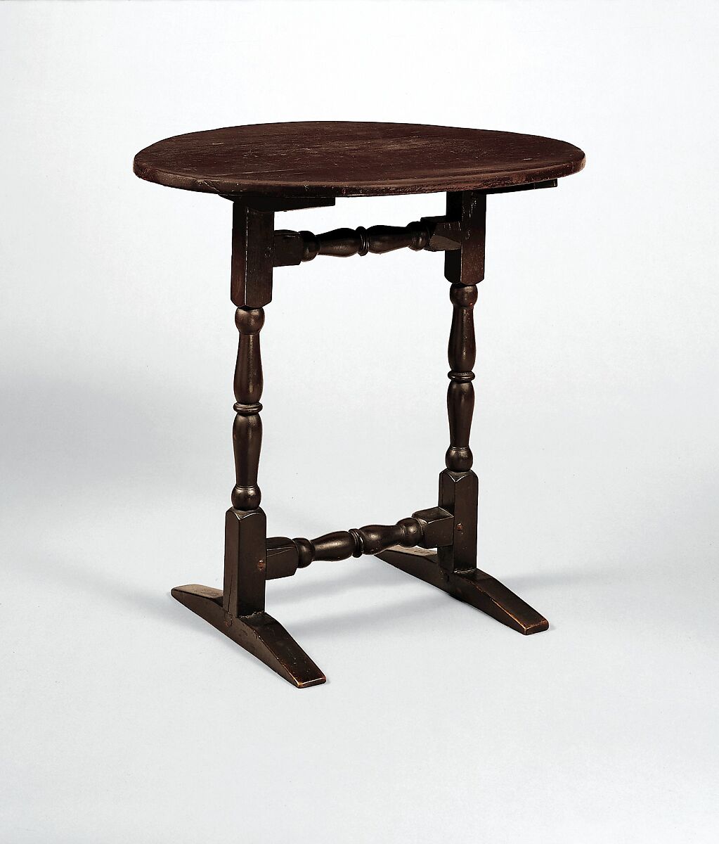 Trestle Table, Maple, pine, American 